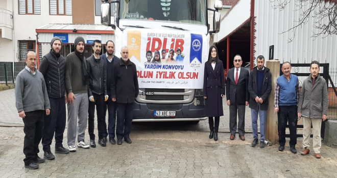 Keles 'den İdlib'e 1 TIR Dolusu İnsani Yardım