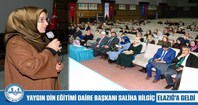 Daire Başkanı Saliha Bilgiç Elazığ’da