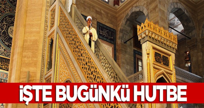19 Mayıs 2017 Cuma Hutbesi yayımlandı