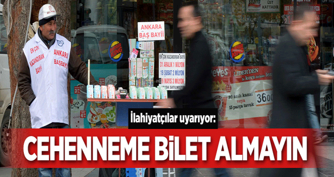 Cehenneme bilet almayın