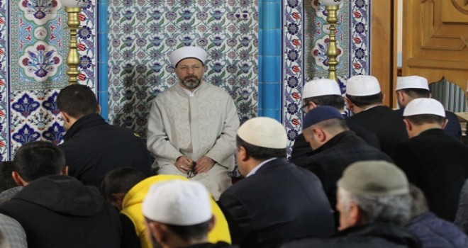 Diyanet İşleri Başkanı Erbaş Mehmetçik için dua etti