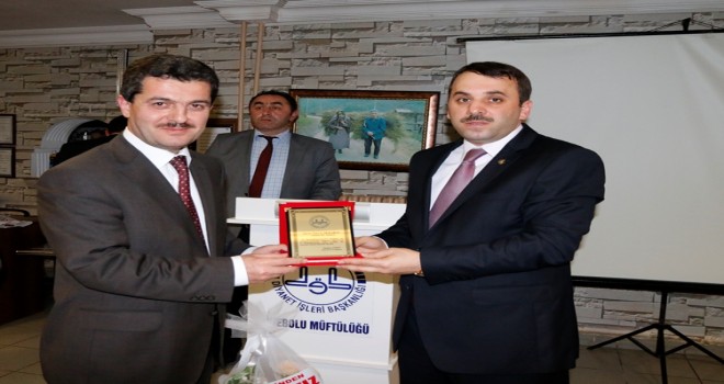 Müftü Naci Çakmakçı veda etti.