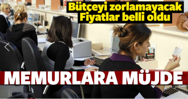 Memurlara müjde!