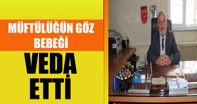 Müftülüğün 27 Yıllık Emektar veda etti.