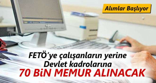 Kamuya Yeni Personel Alınacak