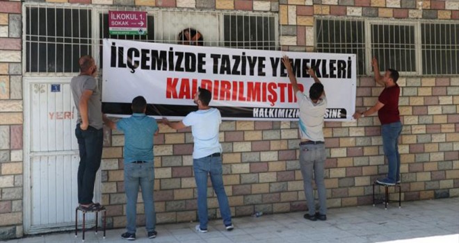 Taziye yemeğini bitirme seferberliği sonuç veriyor