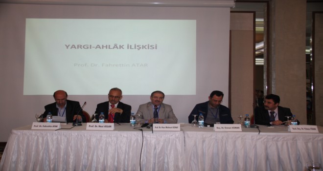 İslam Perspektifinden Hukuk ,Yargı ve Ahlak İlişkisi Sempozyumu Adana’da Yapıldı