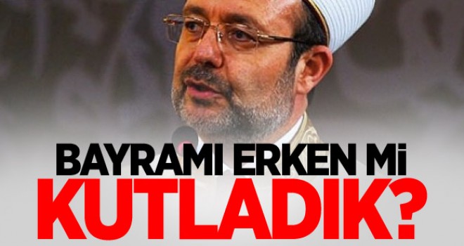 Görmez,Kabe bizim kıblegahımızdır, vakit belirleme yeri değildir,