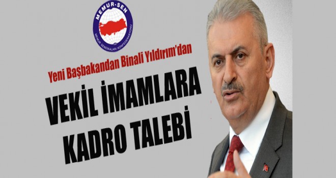 Vekil İmamlara Kadro Talebi