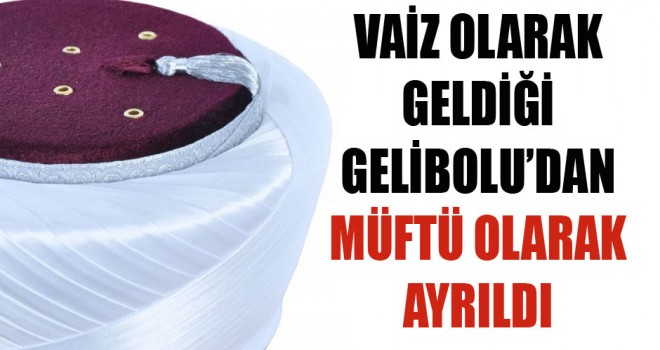 Vaiz Müftü Olarak Atandı