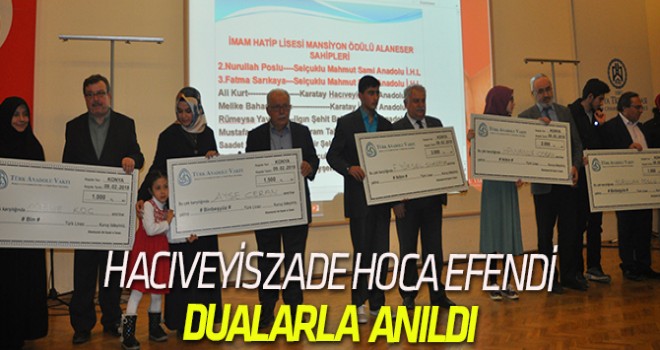 Hacıveyiszade Hoca Efendi dualarla anıldı