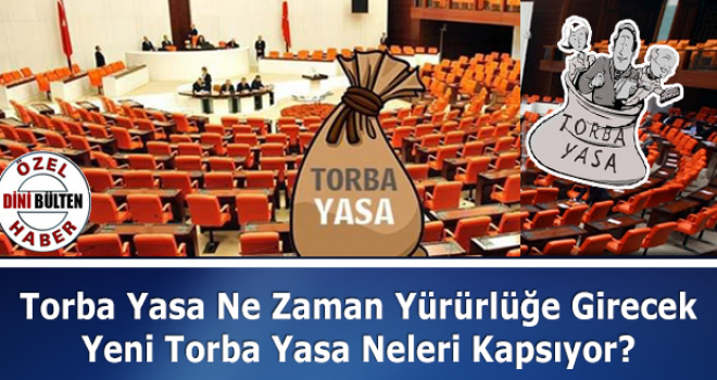 Torba kanun tasarısının tam metni