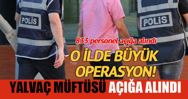 Yalvaç Müftüsü Açığa Alındı