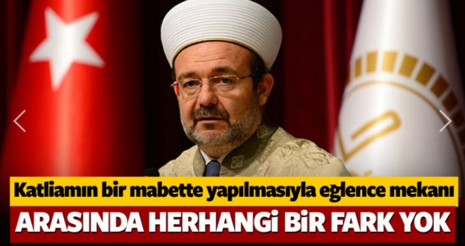 Görmez'den 'Ortaköy saldırısı' açıklaması