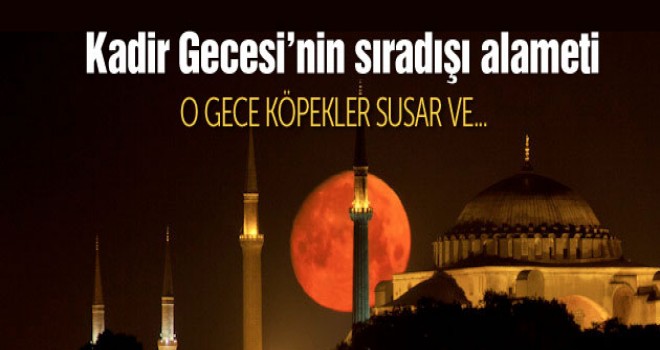 Kadir Gecesinde çok ilginç alametleri