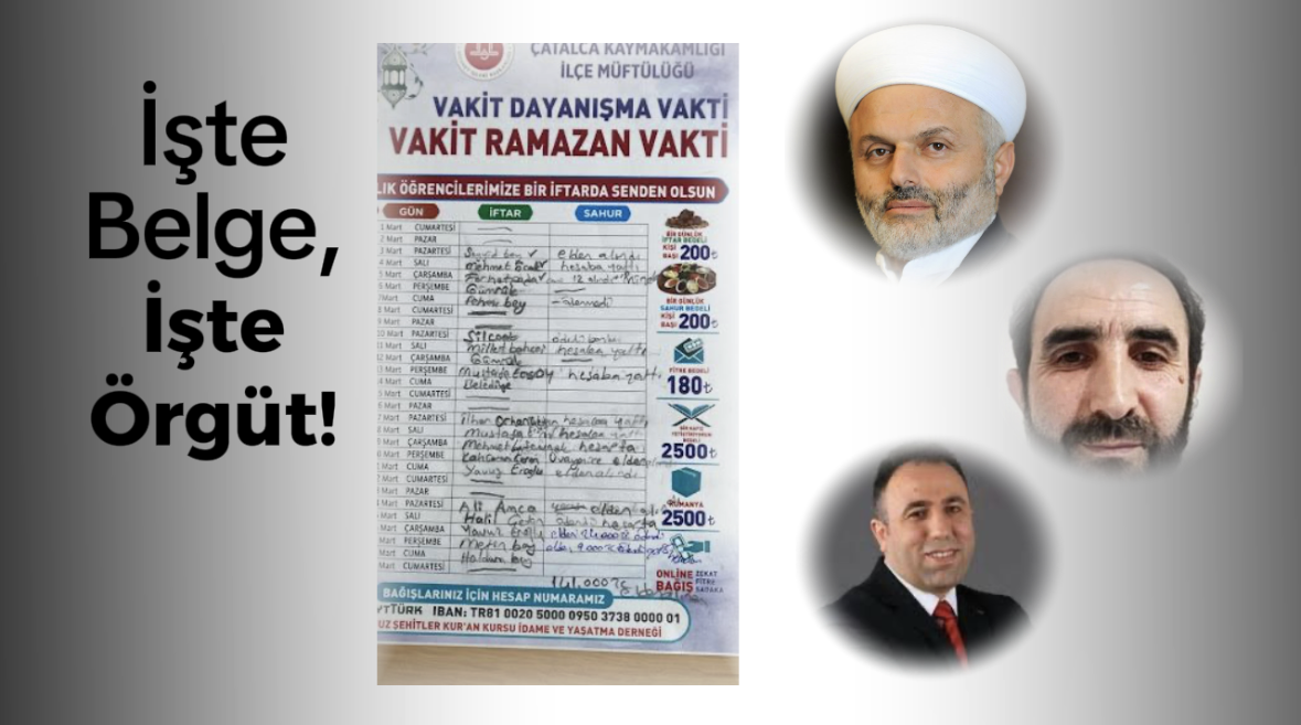 ÇATALCA'DA ZEKAT VURGUNU İDDİASI: HAYIR PARALARI NEREYE UÇTU?