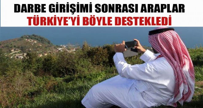 Araplarlardan Türkiye destek
