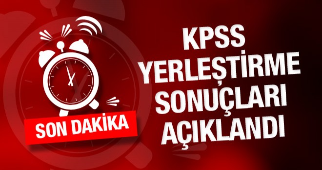 KPSS sonuçları açıklandı