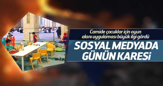 Camilerde çocuklara oyun alanı