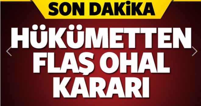 Hükümet Sözcüsü Bekir Bozdağ,OHAL kararı