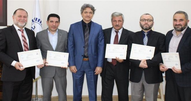 Kaymakamdan,Müftülük Personeline başarı belgesi