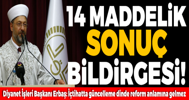 14 Maddelik Sonuç Bildirgesi