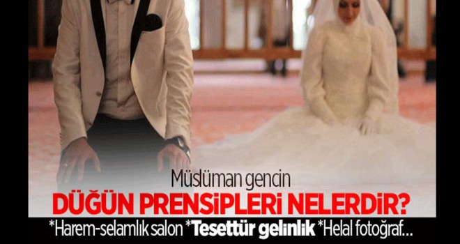 Kıranşal,Müslüman Gencin Düğün Prensipleri