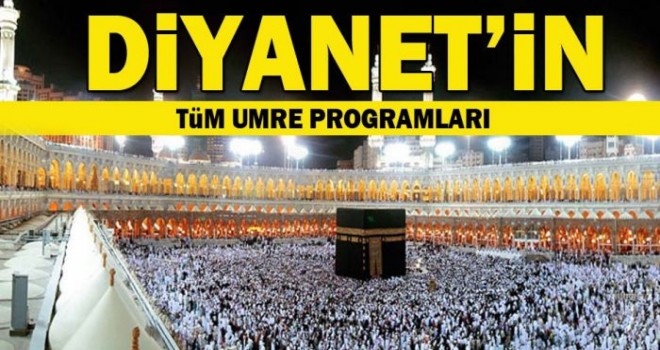 Diyanet,2018 yılı Umre Proğramı belli oldu
