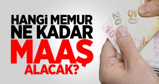 Memurun Temmuz Maaşı