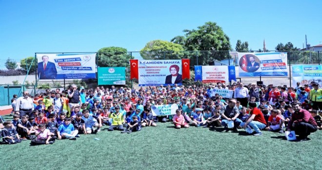 Camiden Sahaya santra vuruşuyla başladı