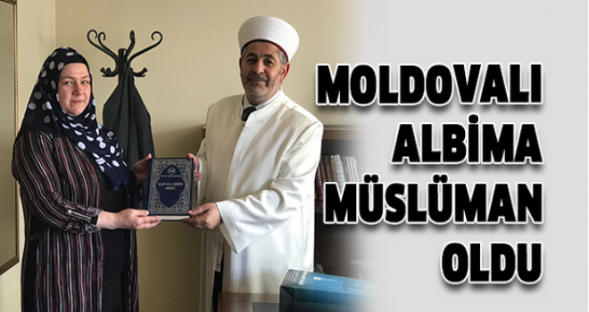 Moldovalı Albima İslamiyeti Seçti.Nisanur oldu