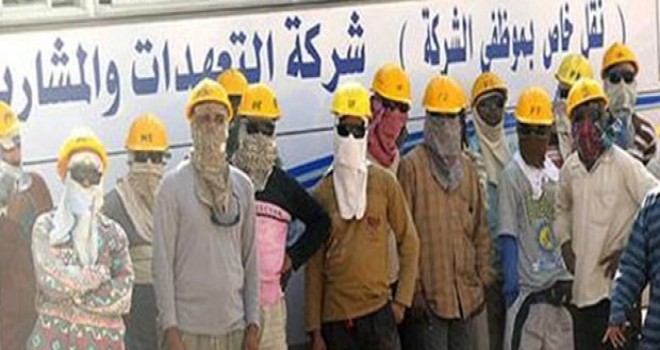 Suudi Arabistan’da yabancı işçilerin kötü şartları