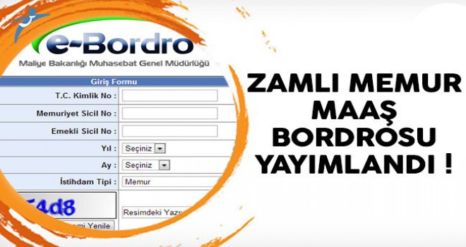 E-devlet 'te 2017 Ocak  memur maaş bordosu yayımlandı