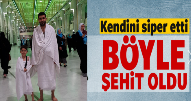 Şehit polis Yusuf Erin'in Böyle Şehit Oldu