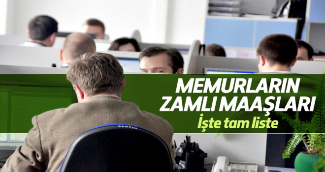 2016 Temmuz Zamlı Memur Maaşları Belli Oldu