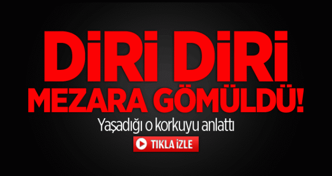 Tv Muhabirini Kendini diri diri gömdü!