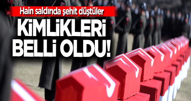 Şehitlerin Memleketleri açıklandı!