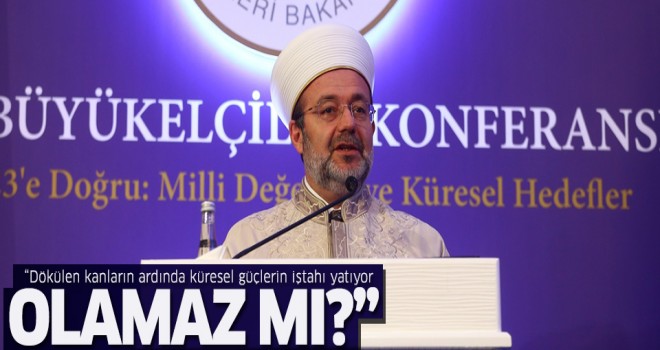 Görmez,Ardında küresel güçlerin iştahı yatıyor olamaz mı?