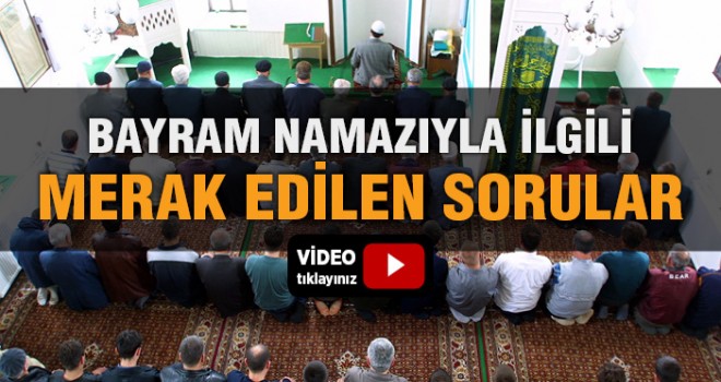 Ramazan Bayramı namazının kılınışı