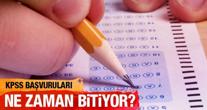 KPSS başvuruları Perşembe günü bitiyor?