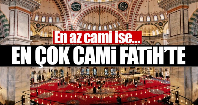İstanbul’da 3 bin 362 Cami Var