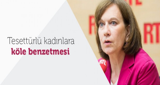 Bakan Rossignol ,Tesettürlü kadınlara köle benzetmesi