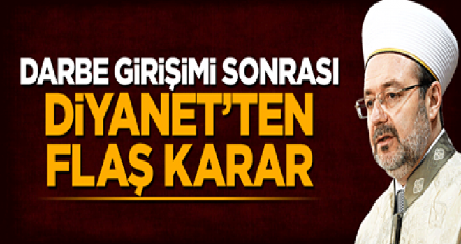 Din Şurası,Olağanüstü toplanıyor...