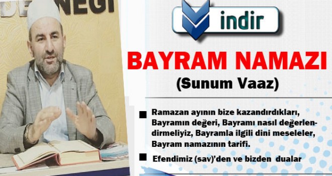 Sunum Vaaz,Ramazan Bayramı