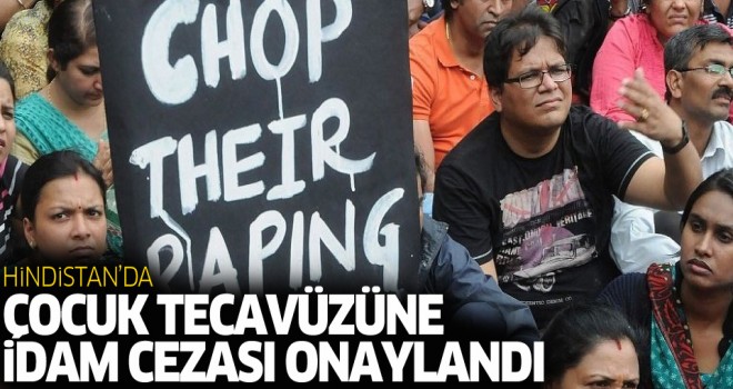 Hindistan'da çocuk tecavüzüne idam cezası onaylandı