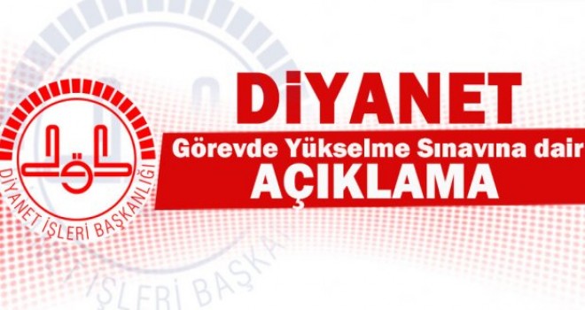 Diyanet Görevde Yükselme Sınavı  istatistiki bilgiler