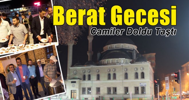 Berat Kandili'nde tüm yurtta camiler doldu taştı