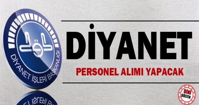 Diyanet'te 4-B Sözleşmeli Personel Alımı