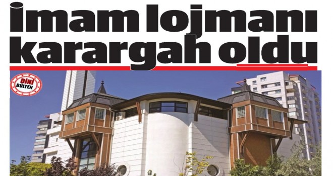 Cami lojmanı karargah oldu!