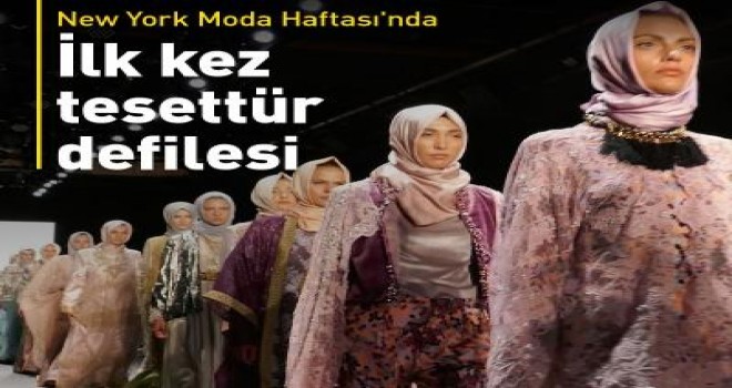Moda Haftası'nda ilk tesettürlü defile yapıldı